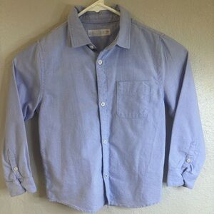 Zara Blue Classic Button Down Shirt